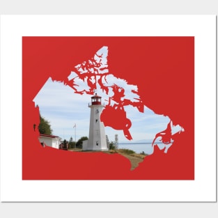 Canada Lighthouse Posters and Art